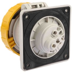 1 pcs - Scame Grey Socket, Rated At 16A, 100 - 130 V