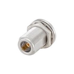 1 pcs : 53K504-272N5 - RF Connectors / Coaxial Connectors BULKHEAD JACK