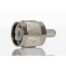 100 pcs - RS PRO, Plug Cable Mount TNC Connector, 50Ω, Crimp Termination, Straight Body