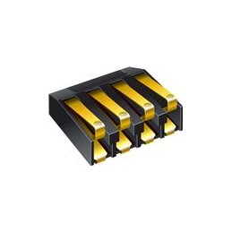 1 pcs : 70AAJ-4-M0G - Battery Contacts 2.54mm 4Pin Male Standard Pins