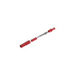 1 pcs : CT3201-2 - Test Plugs & Test Jacks DIY 4mm RetrShthPlug Red