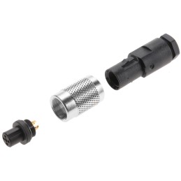 50 pcs - binder Circular Connector, 4 Contacts, Cable Mount, M9 Connector, Socket, Female, IP67, 712 Series