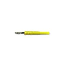 1 pcs : BU-32101-4 - Test Plugs & Test Jacks Yellow Insulated Banana Jack to Standard Banana Plug