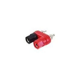 1 pcs : R1-19B-2P - Test Plugs & Test Jacks BINDING POST INS DUAL H 1.85 R&B