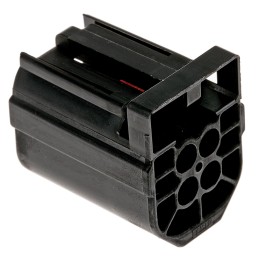 1 pcs - TE Connectivity, Econoseal III 070 Female Connector Housing, 4.8mm Pitch, 4 Way, 2 Row