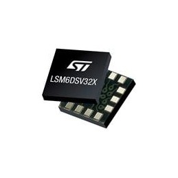 1 pcs : LSM6DSV32XTR - IMUs - Inertial Measurement Units 6-axis IMU 32 g accelerometer, embedded sensor fusion, AI, Qvar high-en
