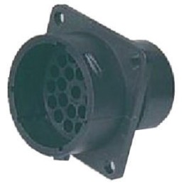 1 pcs - Souriau, UTP 19 Way Wall Mount MIL Spec Circular Connector Receptacle, Socket Contacts,Shell Size 16, Bayonet Coupling