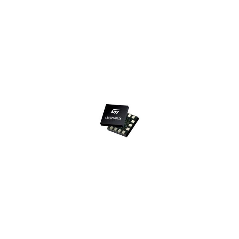 1 pcs : LSM6DSO32XTR - IMUs - Inertial Measurement Units iNEMO inertial module: always-on 3D accelerometer and 3D gyroscope