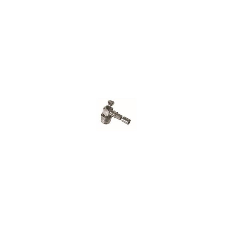 1 pcs : TC-400-NMH-RA-D - RF Connectors / Coaxial Connectors N-Male (plug) right angle crimp connector, no braid trim