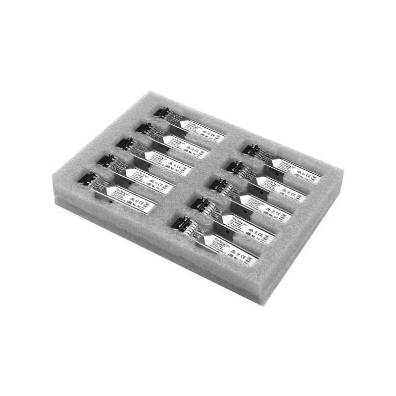 1 pcs - StarTech.com Cisco Compatible LC Multi Mode Transceiver Module, Half/Full Duplex, 1000Mbit/s