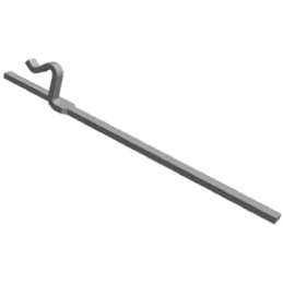 100 pcs - TE Connectivity 2.54mm Pitch SIL Lead Frame, Tin