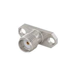 1 pcs : 32K724-600S5 - RF Connectors / Coaxial Connectors SMA Panel Jack 2 Hole Flange