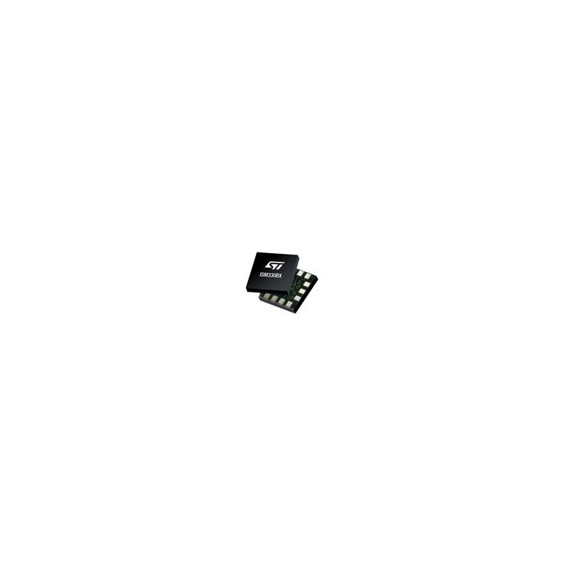 1 pcs : ISM330BXTR - IMUs - Inertial Measurement Units 6-axis IMU wide bandwidth low-noise accel embed sensor fusion AI industri
