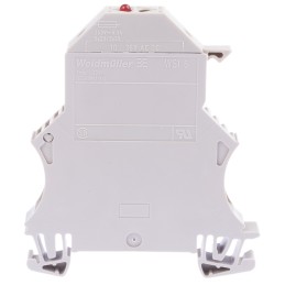1 pcs - Weidmuller WSI Series Beige Fused DIN Rail Terminal, 2.5mm², Single-Level, Screw Termination, Fused