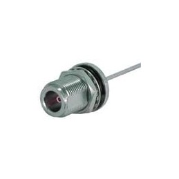 1 pcs : 24_N-50-2-14/133_NE - RF Connectors / Coaxial Connectors N straight bulkhead cable jack(f)