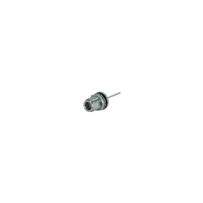1 pcs : 24_N-50-2-14/133_NE - RF Connectors / Coaxial Connectors N straight bulkhead cable jack(f)