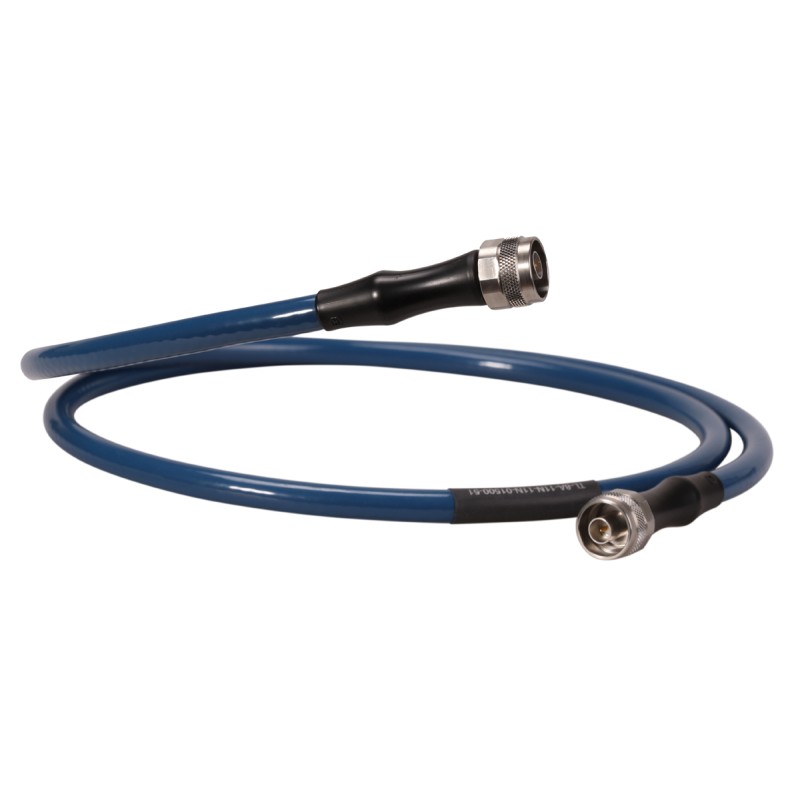 1 pcs - Huber+Suhner TL-8A Series Male N Type to Male N Type Coaxial Cable, 1.5m, Terminated