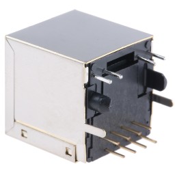 1 pcs - Wurth Elektronik WR-MJ Series Female RJ45 Connector, PCB Mount, Cat5, STP Shield