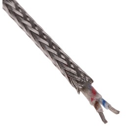 1 pcs - RS PRO Type K Thermocouple Wire, 50m, Glass Fibre Insulation, +350°C Max, 7/0.2mm