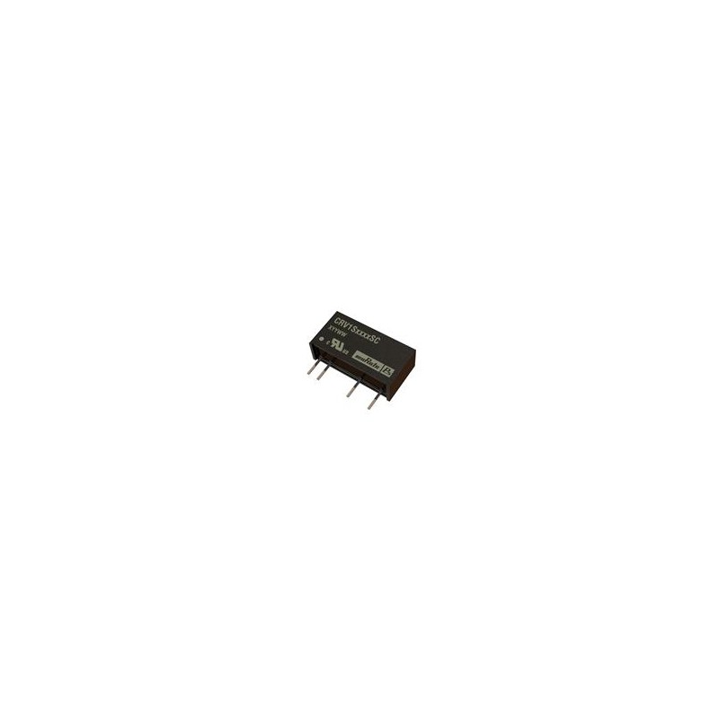 1 pcs : CRV1S1215SC - Isolated DC/DC Converters - Through Hole DC/DC TH 1W 12-15V SIP Single