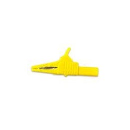 1 pcs : BU-65-4 - Test Clips Heavy Duty, Large Jaw Alligator Clip Yellow
