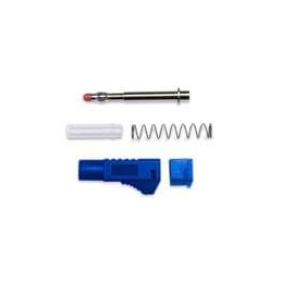 1 pcs : BU-3261410-6 - Test Plugs & Test Jacks RETRACTABLE BANANA PLUG BLUE