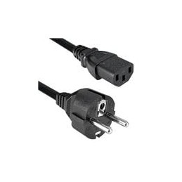 1 pcs : 364018-01 - Test Equipment Power Cords 10A C13 (1.8M) EUROPE BLACK