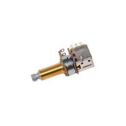1 pcs : 18VRGT732K304NB1 - Potentiometers 18mm potentiometer w/push-pull switch, long bushing, 24-tooth knurl shaft, 300kohm, B1