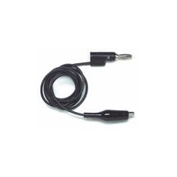 1 pcs : 3220-36-0 - Test Leads MINI CL/BANANA PLUG (BLACK)