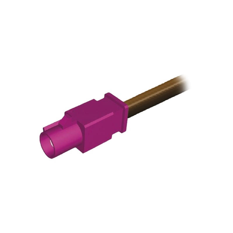 1 pcs - binder Male SMBA to Coaxial Cable, 500mm, RG174 Coaxial, Terminated