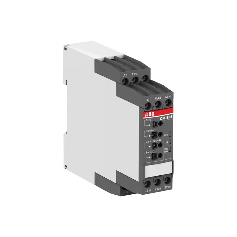 1 pcs - ABB CM-ENS Series Liquid Level Relay - DIN Rail, 24 - 240 V ac/dc 1 Voltage Input SPDT Relay