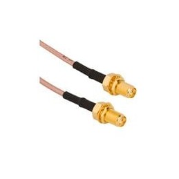 1 pcs : 135113-01-18.00 - RF Cable Assemblies SMA Bkhd Jck to SMA Bkhd Jck RG-316 18in