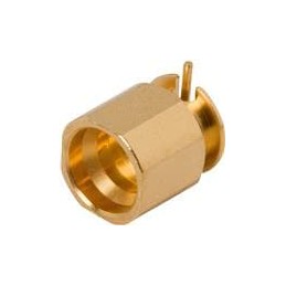 1 pcs : 1211-40001 - RF Connectors / Coaxial Connectors SMP M Surface Mount Conn, R/A, SB