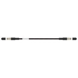 1 pcs - TE Connectivity Female 1.85mm to 1.85mm Coaxial Cable, 1m, Flexible Double Shield Coaxial, Terminated