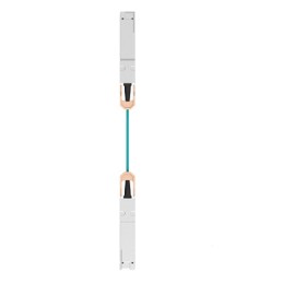 1 pcs - TE Connectivity QSFP-DD Multimode Round Fiber Cable Plug 2-Port 76 Pin-Position, 2368652-5