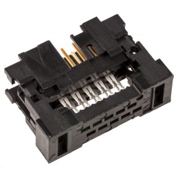 1 pcs - TE Connectivity 10-Way IDC Connector Plug for Cable Mount, 2-Row