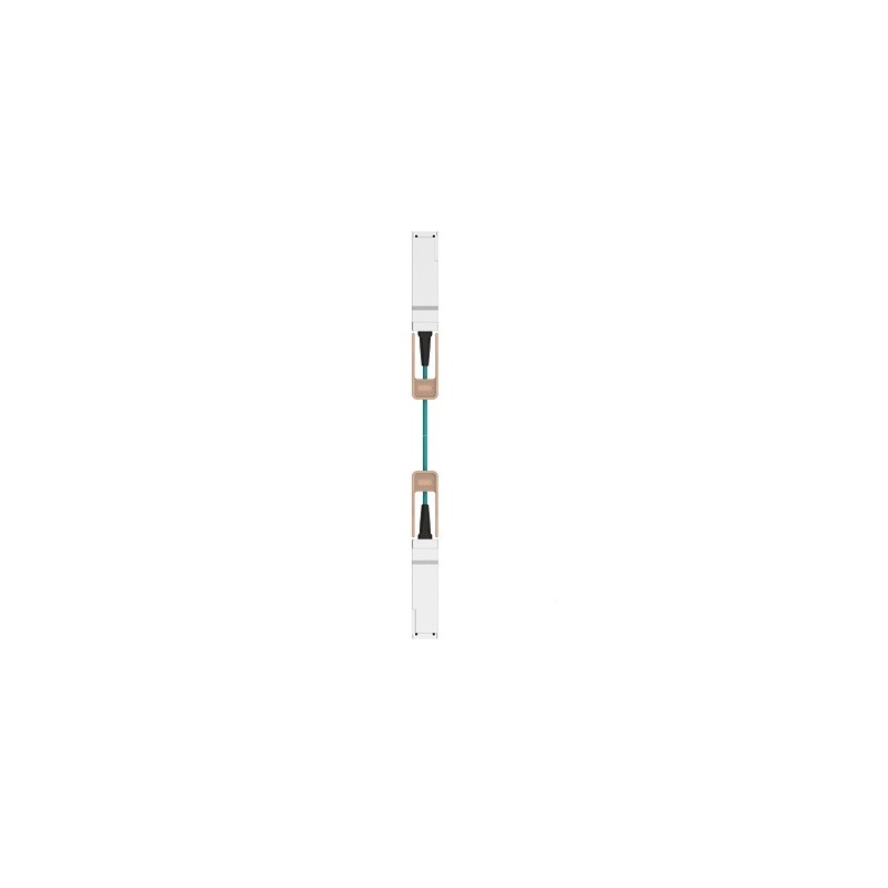 1 pcs - TE Connectivity QSFP Multimode Round Fiber Cable Plug 2-Port 38 Pin-Position, 2368651-5