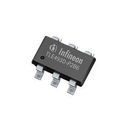 1 pcs : TLE493DP2B6A0HTSA1 - Board Mount Hall Effect/Magnetic Sensors POSITION SENS ATV