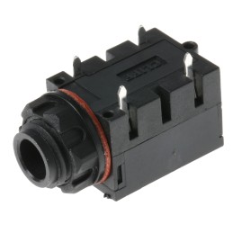 1 pcs - RS PRO Jack Connector 6.35 mm PCB Mount Mono Socket, 1Pole 5A