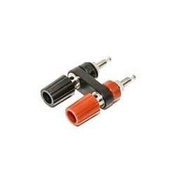 1 pcs : BU-P4243-0 - Test Plugs & Test Jacks Double binding post assembly black cross post