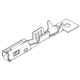 100 pcs - Molex MX120G Series Female Crimp Terminal, 22AWG Min, 20AWG Max