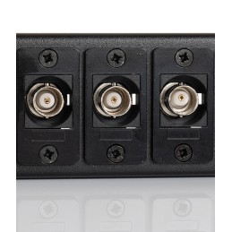 1 pcs - BNC 20 Port Loaded Rack Patch Panel, 1U Rack Height