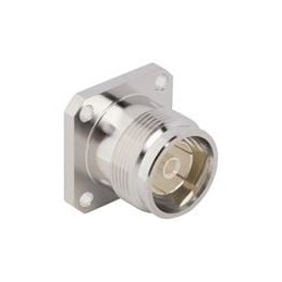 1 pcs : 431-128J-52S - RF Connectors / Coaxial Connectors .141' Semi-Rigid 4-Hole Flange 50 Ohm
