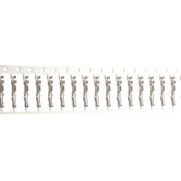100 pcs - TE Connectivity AMPMODU MOD II Series Female Crimp Terminal, 26AWG Min, 22AWG Max