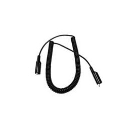 1 pcs : BU-3030-C-24-0 - Test Leads Black Insulated Alligator Clips on Both Ends - Coiled Cord, 2' coiled, 10' extended