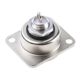 1 pcs - Neutrik, jack Panel Mount BNC Connector, 75Ω, Solder Termination, Straight Body