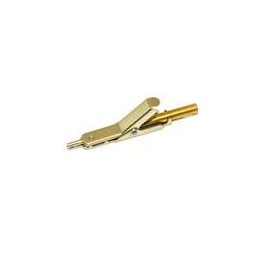 1 pcs : JP-33699-TJ - Test Clips Test Clip, large, straight jaw, spike & threaded banana jack