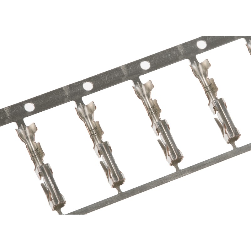 100 pcs - TE Connectivity AMPMODU MOD I Series Female Crimp Terminal, 22AWG Min, 18AWG Max