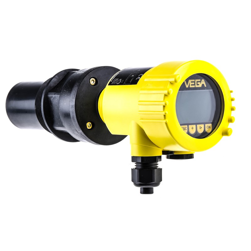 1 pcs - Vega VEGASON 62 Series Ultrasonic Level Probe, Plastic Body