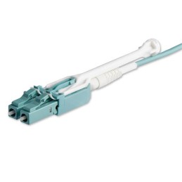 1 pcs - Startech MPO to LC Multi Mode OM3 Fibre Optic Cable, 50/125μm, Aqua, 3m